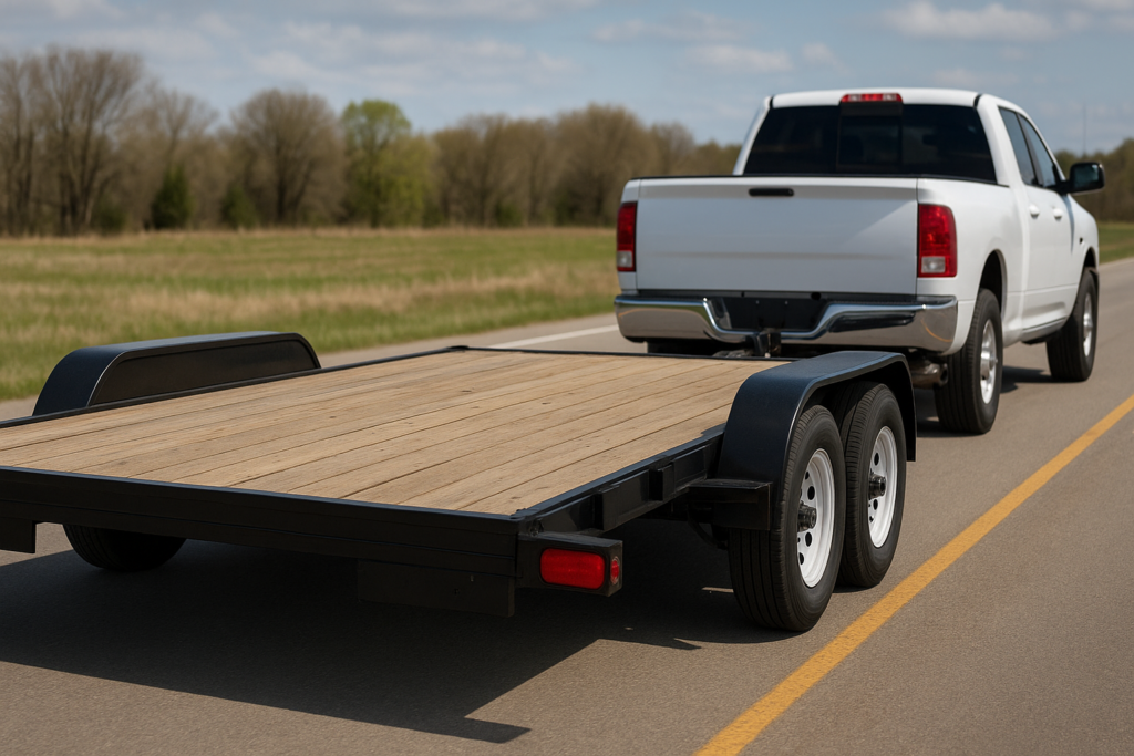 Driver learning how to get a towing certification online before a first tow